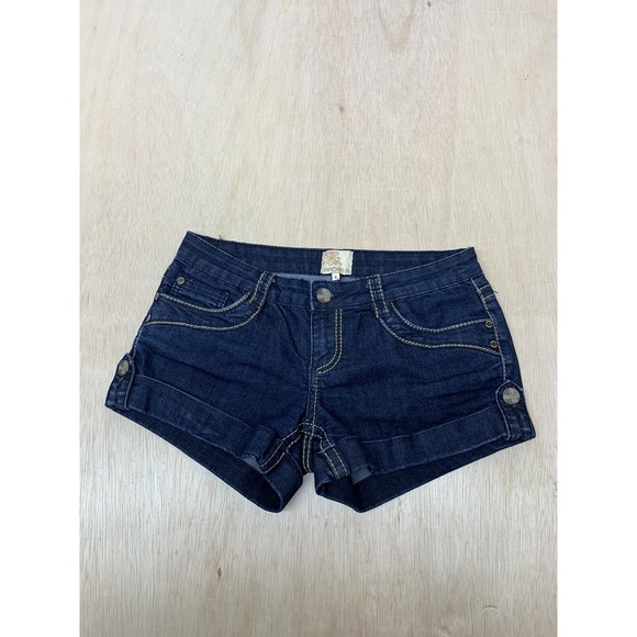 Arden B Pants - Arden B Womens Jean Shorts Size 4 Dark Wash Casual Summer‎ Denim 30x3